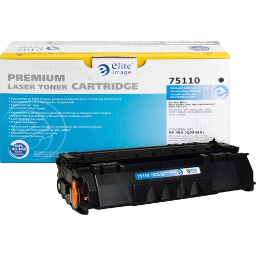 Elite Image  Laser Cartridge, 2500 Page Yield, Black