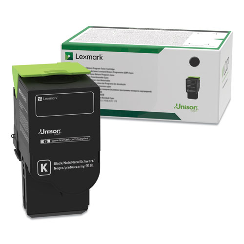 Lexmark 70C0XKG (TAA Compliant Version 70C1XK0) Black OEM Toner Cartridge