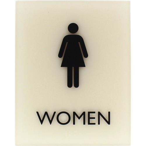 SIGN,8.5X6.75,ADA,WOMEN,BG