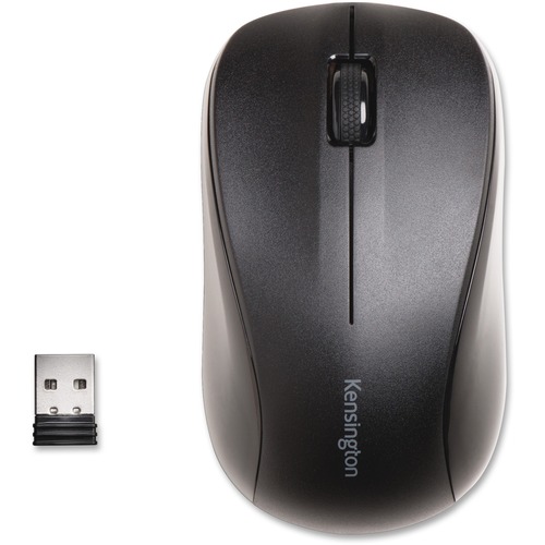 WIRELESS MOUSE FOR LIFE, 2.4 GHZ FREQUENCY/30 FT WIRELESS RANGE, LEFT/RIGHT HAND USE, BLACK