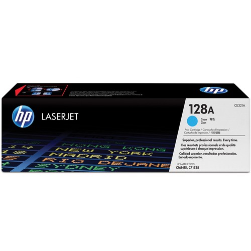 Hewlett-Packard  Toner Cartridge, HP 128A, 1300 Page Yield, Cyan