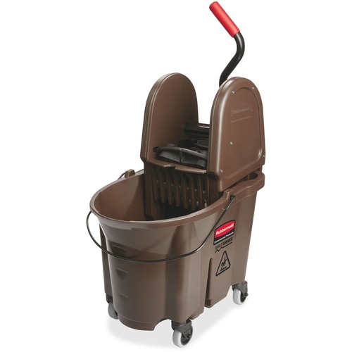 Rubbermaid Commercial Products  Mop Bucket Wringer, 35Qt, 15-1/2"x20"x23-1/2", Brown