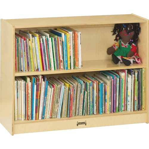 Jonti-Craft, Inc.  Bookcase, 2-Shelves, 36-1/2"x11-1/2"x36", Blue