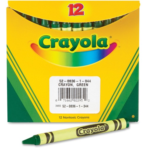 Crayola  Bulk Crayons, 12/BX, Green