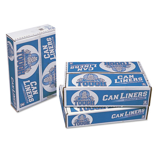 LINEAR LOW DENSITY CAN LINERS, 30 GAL, 0.75 MIL, 30" X 36", WHITE, 200/CARTON