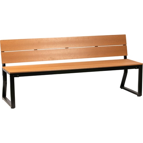 BENCH,OUTDOOR,BACKREST,TEAK