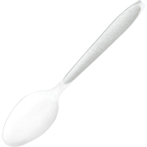 Impress Heavyweight Polystyrene Cutlery, Teaspoon, White, 1000/carton