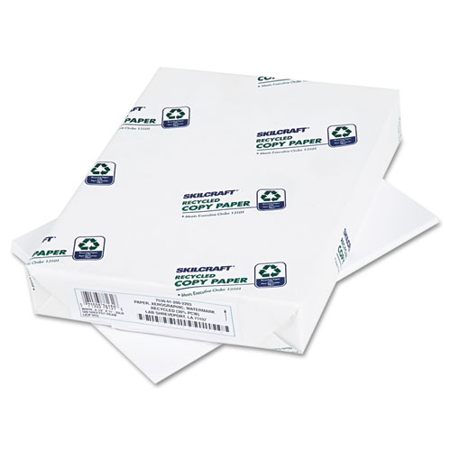 7530012002203 SKILCRAFT U.S. FED WATERMARK PAPER, 92+ BRIGHT, 20LB, 8.5 X 11, WHITE, 500 SHEETS/REAM, 10 REAMS/CARTON