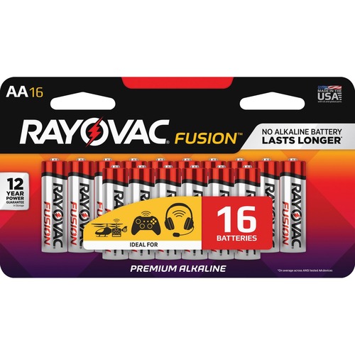 BATTERY,FUSION,AA,16-PACK