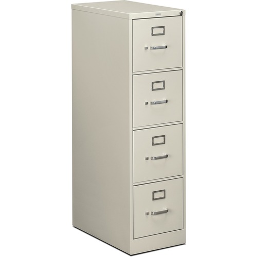 510 SERIES FOUR-DRAWER FULL-SUSPENSION FILE, LETTER, 15W X 25D X 52H, LIGHT GRAY