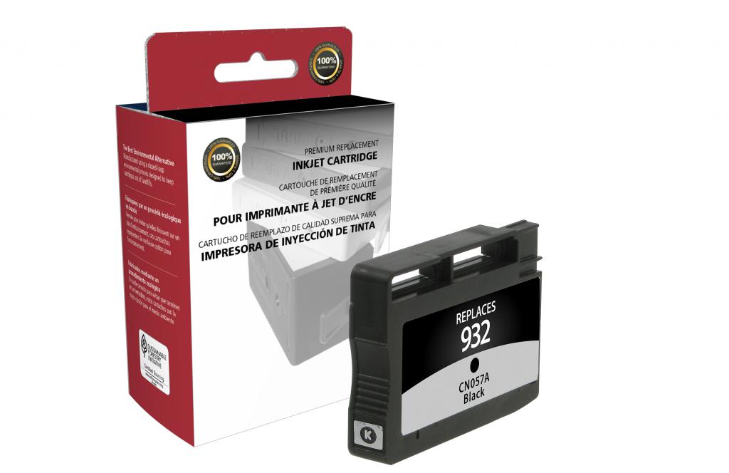 CIG Remanufactured Black Ink Cartridge (Alternative for HP CN057AN 932) (400 Yield)