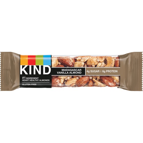 Nuts And Spices Bar, Madagascar Vanilla Almond, 1.4 Oz, 12/box