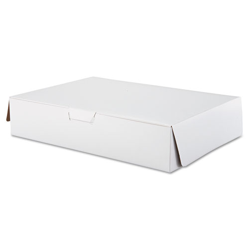 TUCK-TOP BAKERY BOXES, 19 X 14 X 4, WHITE, 50/CARTON