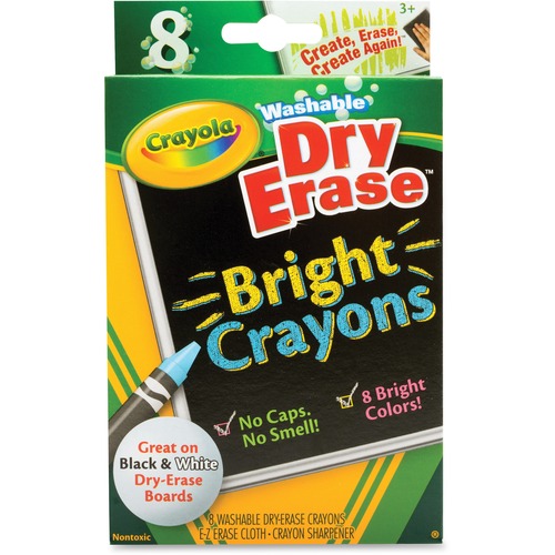 CRAYON,BGHT,DRYERS,8/BX