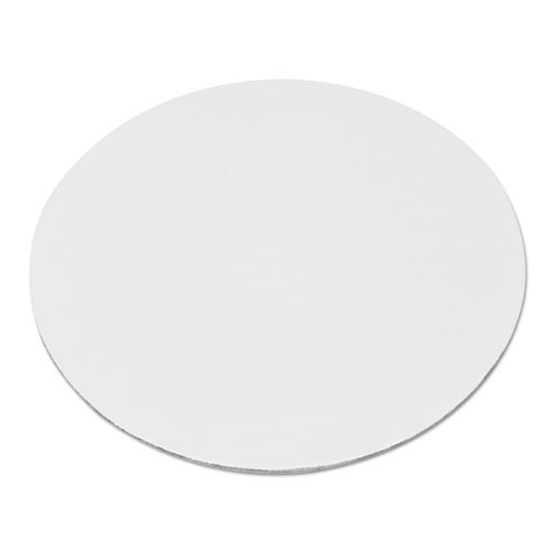 BAKERY CAKE PADS, 8" DIAMETER, WHITE, 100/CARTON