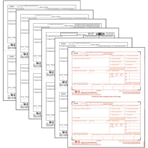 FORM,TAX,W-2,6PT,LASER