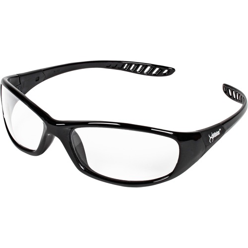 V40 Hellraiser Safety Glasses, Black Frame, Clear Lens