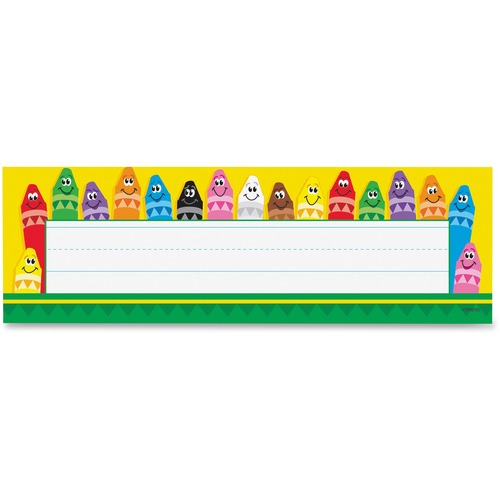 NAMEPLATE,DSKTP,CRAYON,36PC