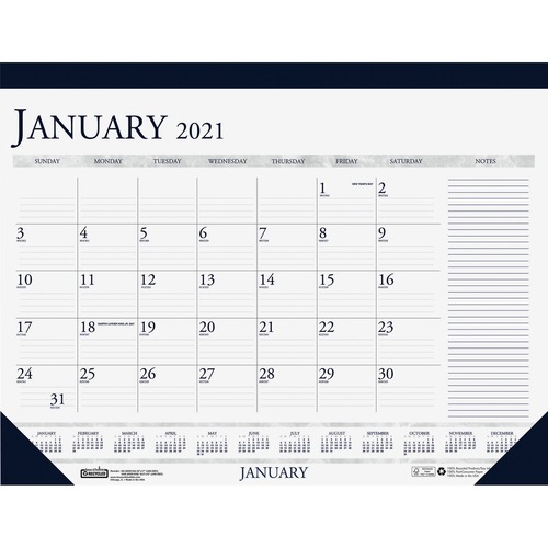 CALENDAR,DESKPAD,13X18.5