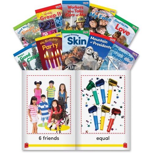 Shell Education Teacher Created Materials  Time For Kids Content Books 3, Grade K, 10 Sets, Ast