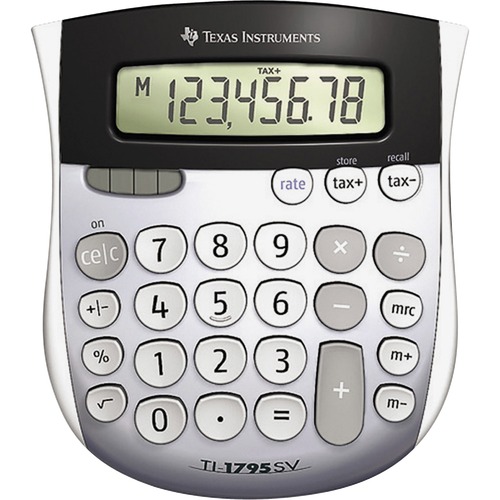 Ti-1795sv Minidesk Calculator, 8-Digit Lcd