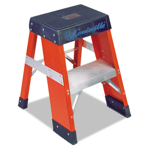 FY8000 SERIES INDUSTRIAL FIBERGLASS STEP STAND FY8002, 2 FT WORKING HEIGHT, 300 LBS CAPACITY, 2 STEP,