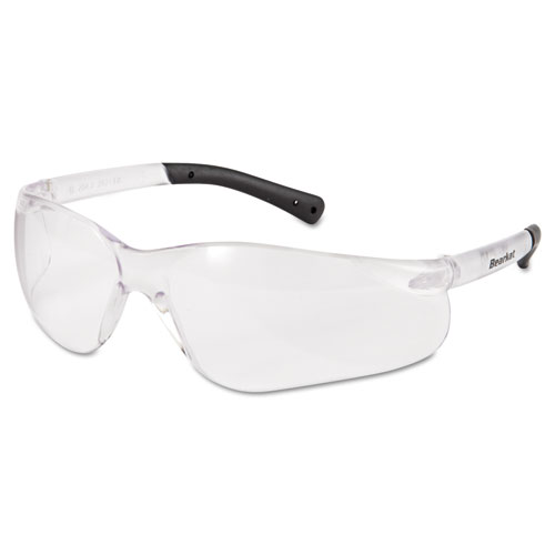 BEARKAT SAFETY GLASSES, FROST FRAME, CLEAR LENS, 12/BOX