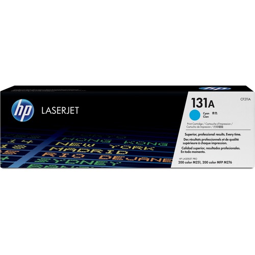 Hewlett-Packard  Toner Cartridge, 1,800 Page Yield, Cyan