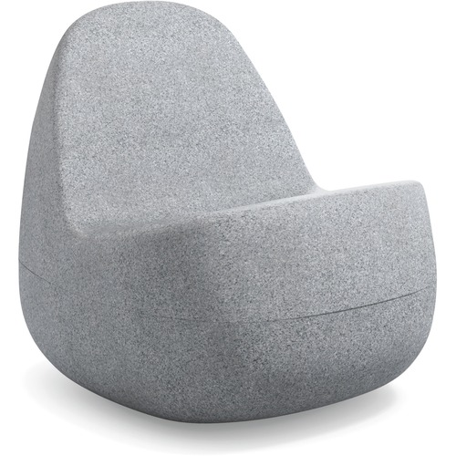 CHAIR,SHELL,PLASTIC,GRAY