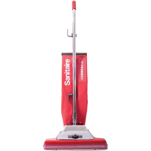 Sanitaire  Commercial Upright Vacuum, 18-qt Bag, 16", Red