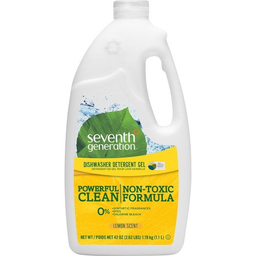 Seventh Generation  Dishwasher Detergent Gel, Natural, 42oz., Lemon Scent