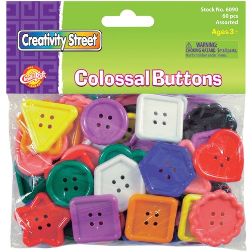 BUTTON,COLOSSAL,AST,60PC