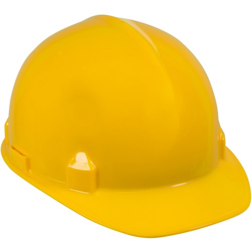 Kimberly-Clark Professional  Safety Helmet, 4 Pt, Ratchet Suspension,Sz 6-1/2 to 8,Yellow