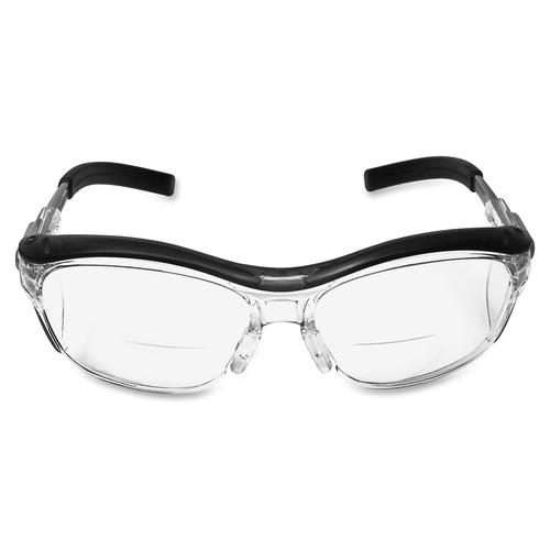 3M  Safety Glasses, Clear Lens +1.5 Diopter, Gray Frame