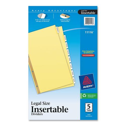 DIVIDERS,INSERT,8-TAB,CLEAR