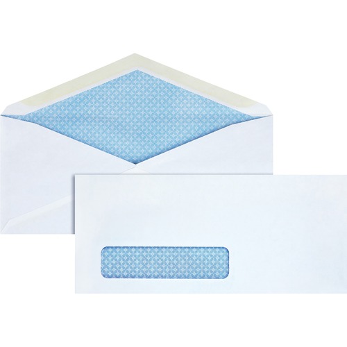 Business Source  Security Window Envelopes,No. 10",4-1/8"x9-1/2",500/BX,WE