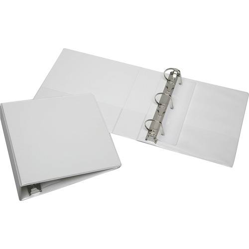 7510013848673 SKILCRAFT SLANT D-RING VIEW BINDER, 3 RINGS, 2.5" CAPACITY, 11 X 8.5, WHITE