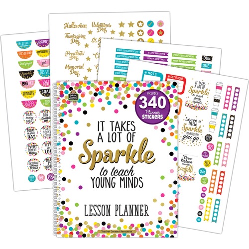 PLANNER,LESSON,CONFETTI