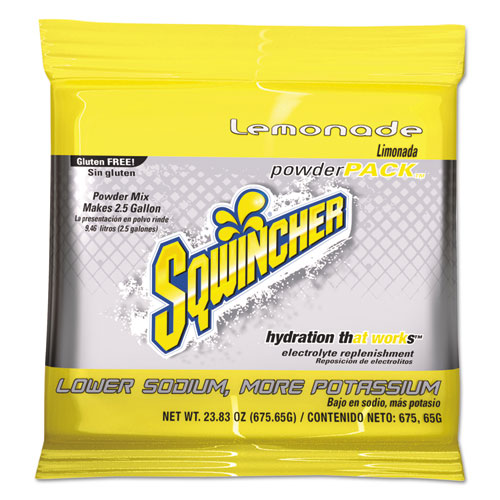 Powder Pack Concentrated Activity Drink, Lemonade, 23.83 Oz Packet, 32/carton