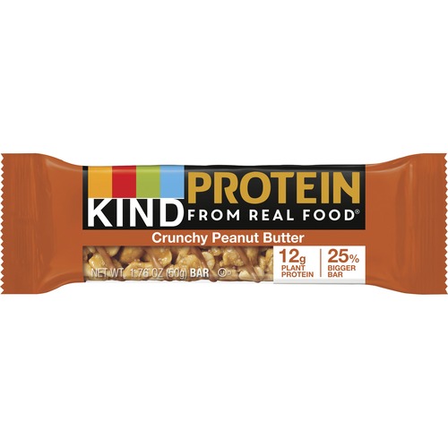 PROTEIN BARS, CRUNCHY PEANUT BUTTER, 1.76 OZ, 12/PACK