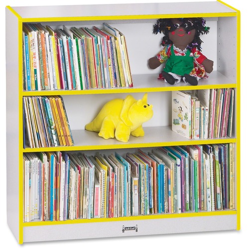 Jonti-Craft, Inc.  Bookcase, Short, 36"x36.5"x11.5", Yellow