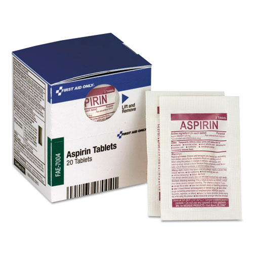 Smartcompliance Aspirin Refill, 2/packet, 10 Packet/box