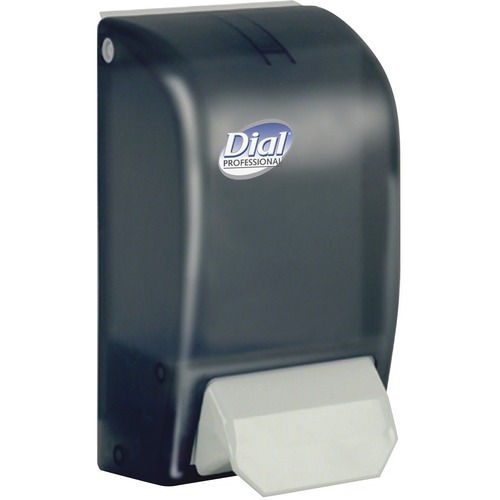 Dial Corporation  Manual Foaming Soap Dispenser, 1 Liter, 6/CT, Black