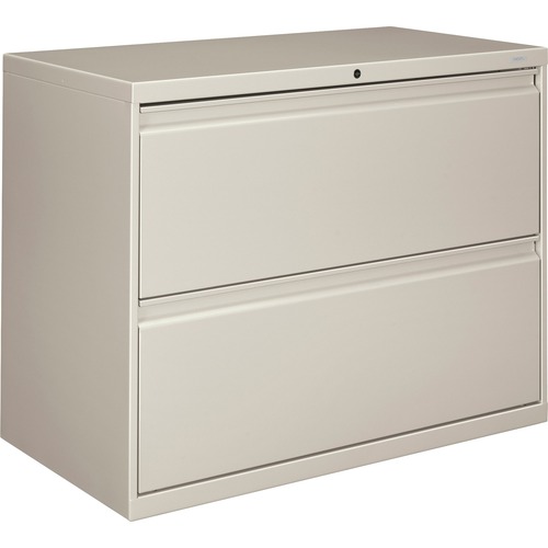 The HON Company  2-Drawer Lateral File, W/Lock, 36"x19-1/4"x28-3/8", Lt.Gray