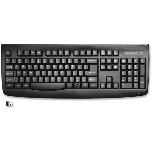 Pro Fit Wireless Keyboard, 18.38 X 8 X 1 1/4, Black