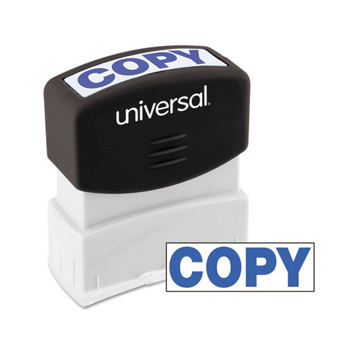 Message Stamp, Copy, Pre-Inked One-Color, Blue