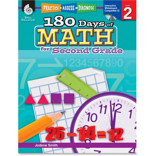 BOOK,180 DAYS OF MATH,GRD 2