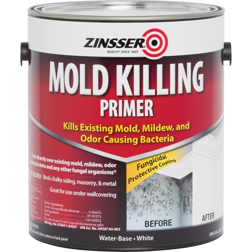 Rust-Oleum  Mold Killing Primer, Interior/Exterior, 1 Gallon, White