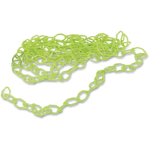Impact Products  Safety Chain, Plastic, 2"x20" Fluorescent Yellow/Green
