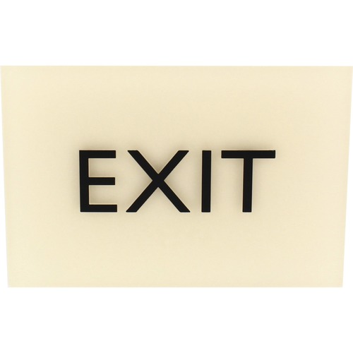 SIGN,4.5X6.75,ADA,EXIT,BG